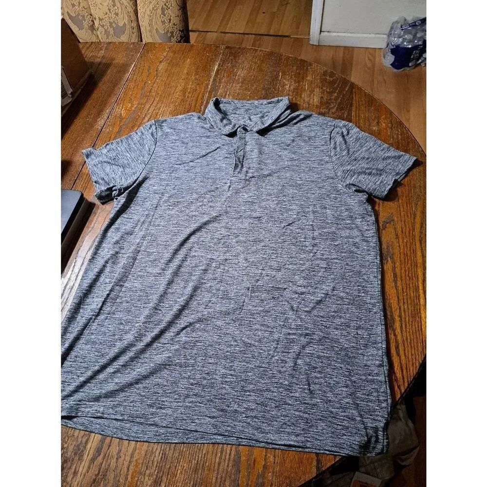 XXL Marc Anthony Luxury Grey Ash Short Sleeve Golf Polo Athleisure Shirt